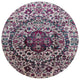 Ahgly Company Indoor Round Mid-Century Modern Area Rugs, 3' Round