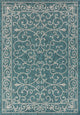 Charleston Vintage Filigree Textured Weave Indoor/Outdoor Area Rug