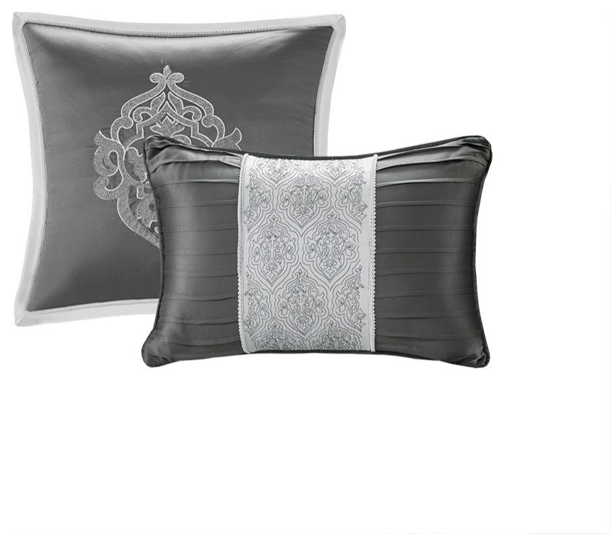 Madison Park Odette 8 Piece Jacquard Comforter Set