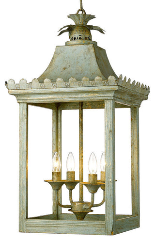 Finley 4-Light Pendant, Vintage Sage