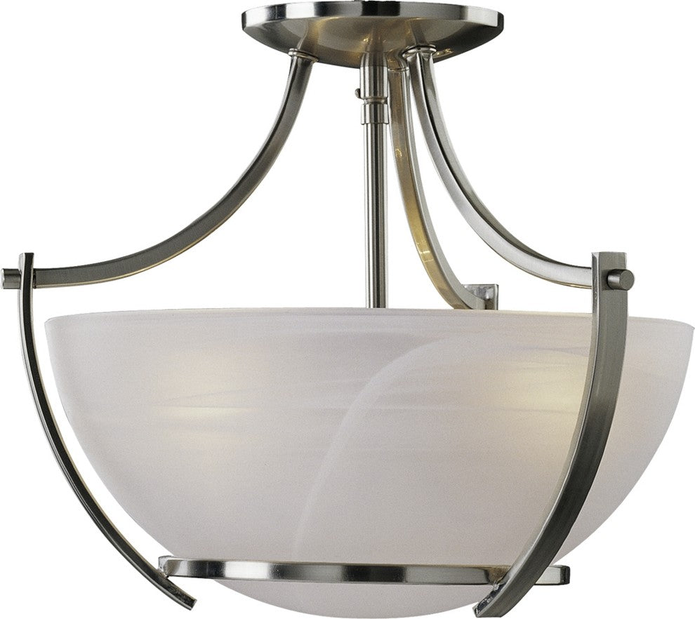 Durango 3-Light Brushed Nickel Interior Pendant