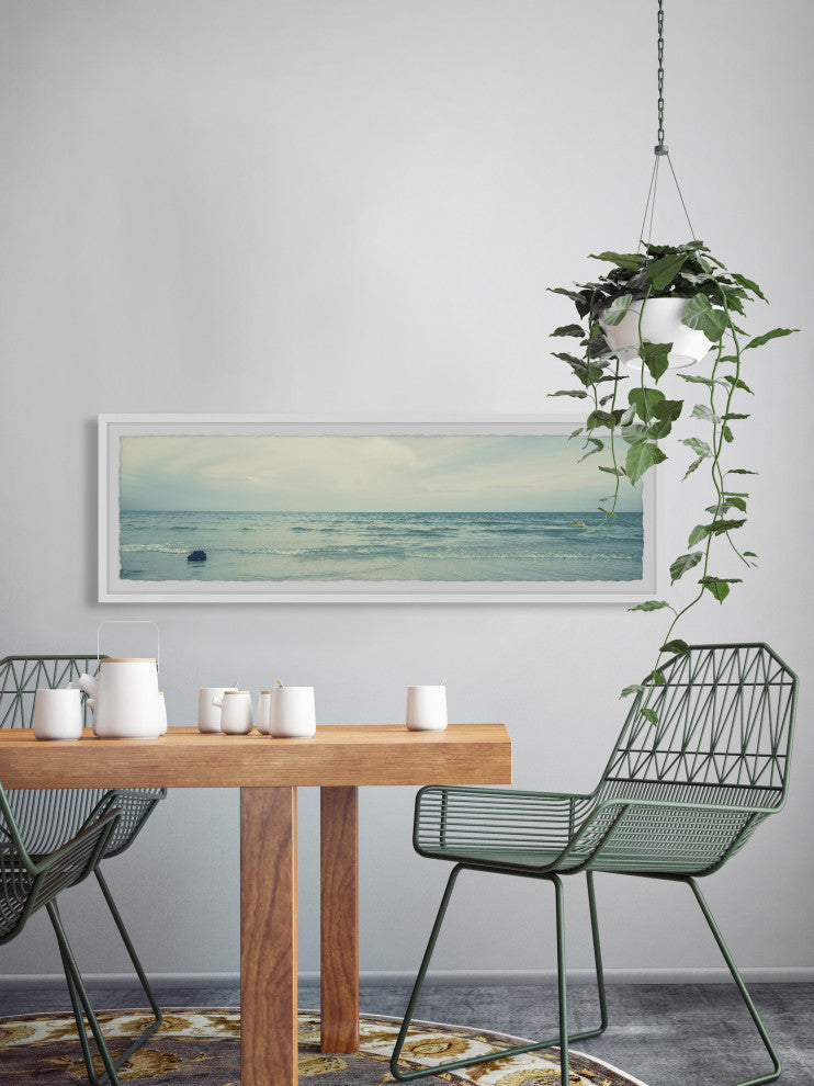 "Beach Daze Always" Framed Painting Print, 45x15