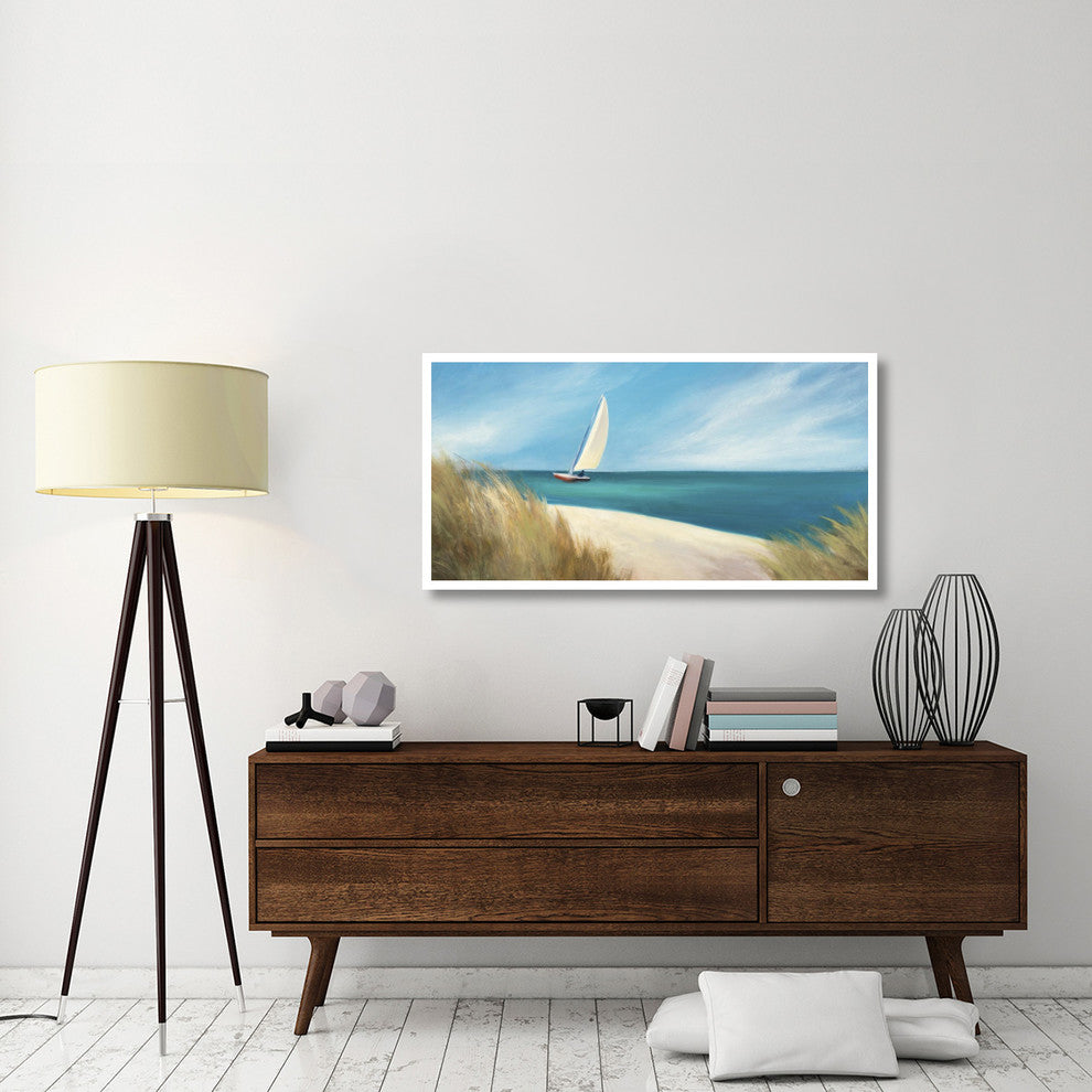 "Sunday Sail Crop" Digital Paper Print by Julia Purinton, 50"x26"