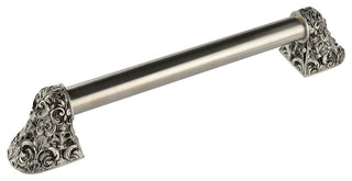 Acanthus Appliance Pull, Brilliant Pewter, 14", Plain