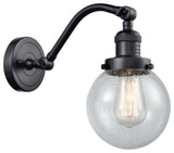 INNOVATIONS LIGHTING 515-1W-BK-G204-6 Beacon 1 Light Sconce