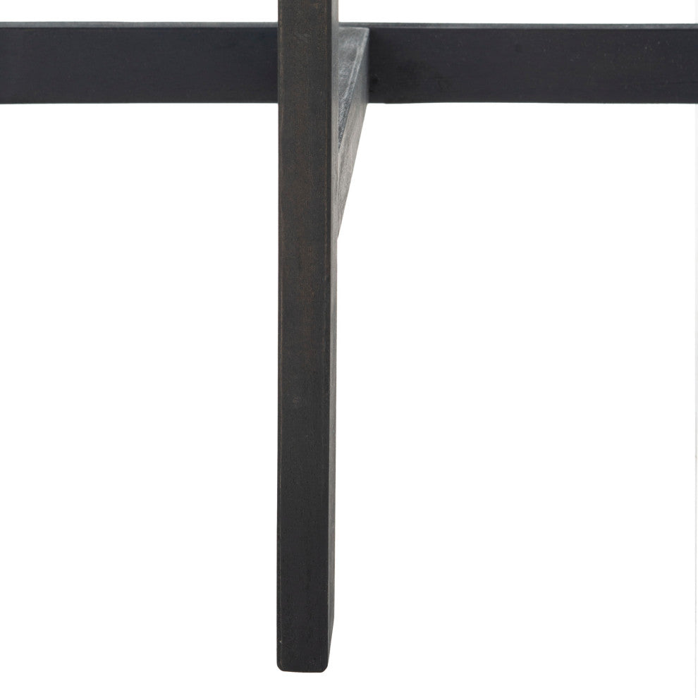 Safavieh Benton Balcony Table, Dark Slate Grey
