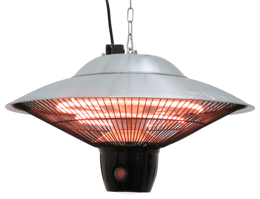 Infrared Heater With Led Light, Hanging With Remote Control