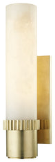 Argon 1-Light Wall Sconce, Aged Brass Finish