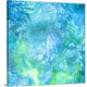 "Monet's Pool II" Wrapped Canvas Art Print, 16"x16"x1.5"
