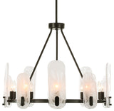 Uttermost 21381 Ellipse 10 Light 28"W Chandelier - Dark Bronze