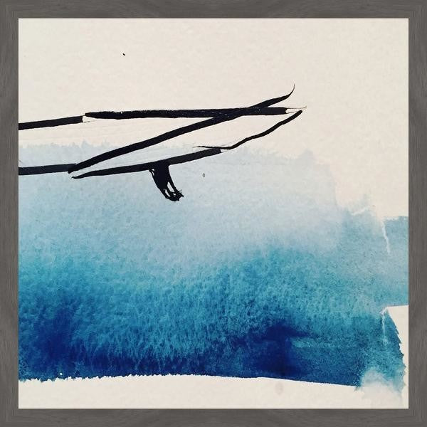 "Surfers Day" Framed Painting Print, 32"x32"