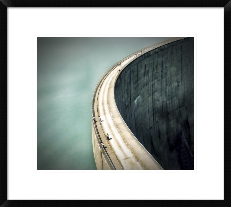 "The Dam" Framed Digital Print by Anna Cseresnjes, 24x21"