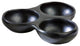 La Chamba Black Clay Triple Dish, X-Large