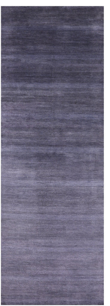 6' 1" X 18' 3" Hand-Knotted Savannah Grass Wool and Silk Rug Q11985