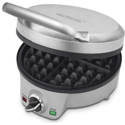 Mini Belgian Waffle Maker, Round Mini Waffle Iron, Round - Waffle Maker