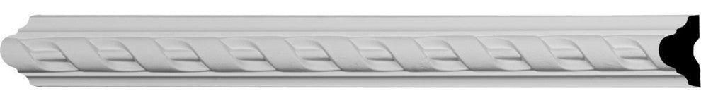 1 5/8"H x 1"P x 96"L Valeriano Ribbon Panel Moulding