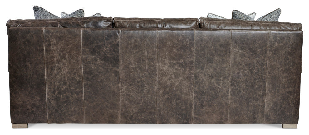 Bernhardt Burnham Leather Sofa