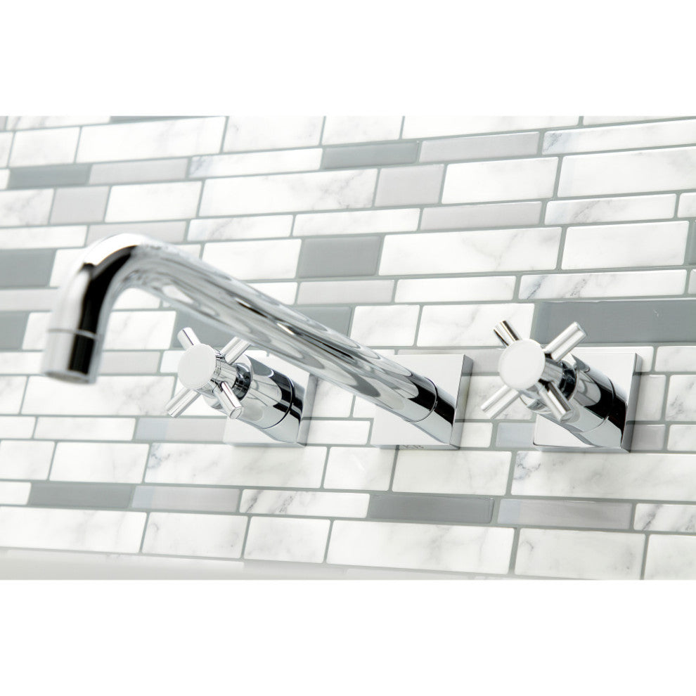 KS6051DX Wall Mount Tub Faucet, Polished Chrome