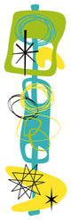 Retro Totem 2, Giclee Reproduction Artwork