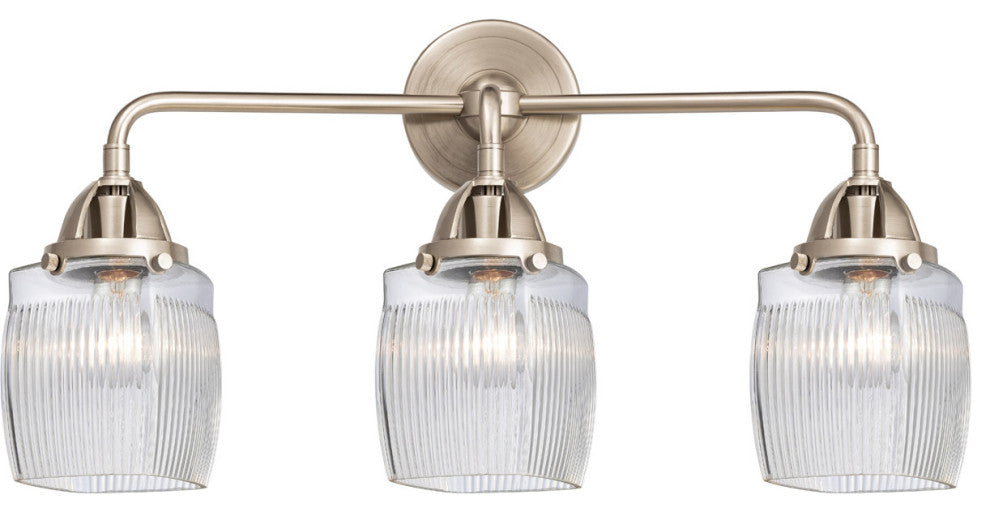 Innovations 288-3W-SN-G302-LED 3 Light Vanity Light, Brushed Satin Nickel