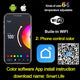 LED Musical Shower System, Hand Shower, Brushed Gold B - Phone Control Light