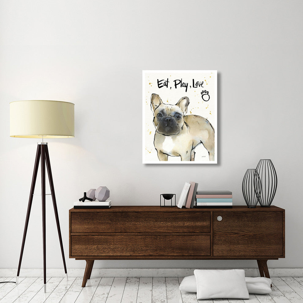 "Strike a Paws VI" Digital Paper Print by Anne Tavoletti, 30"x37"