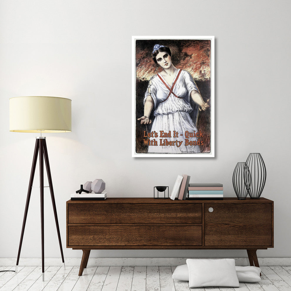"WWI: Let's End It - Quick" Digital Paper Print, 34"x50"