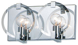 Maxim 21292CL Looking Glass 2 Light 12"W Bathroom Vanity Light - Polished