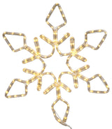 Vickerman 60" Pure White Diamond Snowflake
