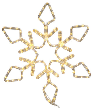 Vickerman 60" Pure White Diamond Snowflake