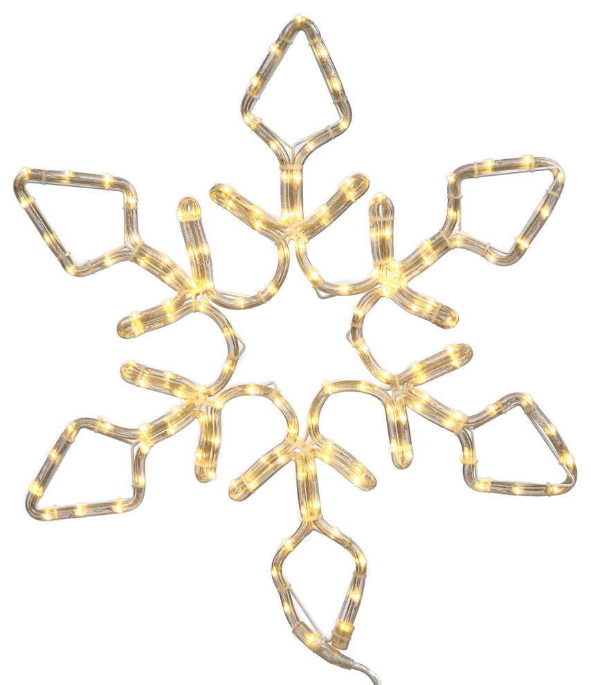 Vickerman 60" Pure White Diamond Snowflake