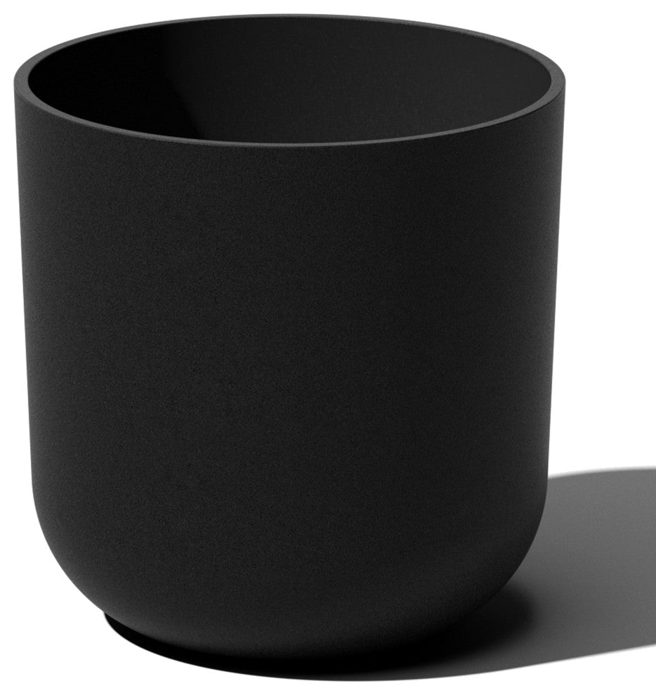 Pure Series Kona Planter, Black, 15 Inches, 1 Pack