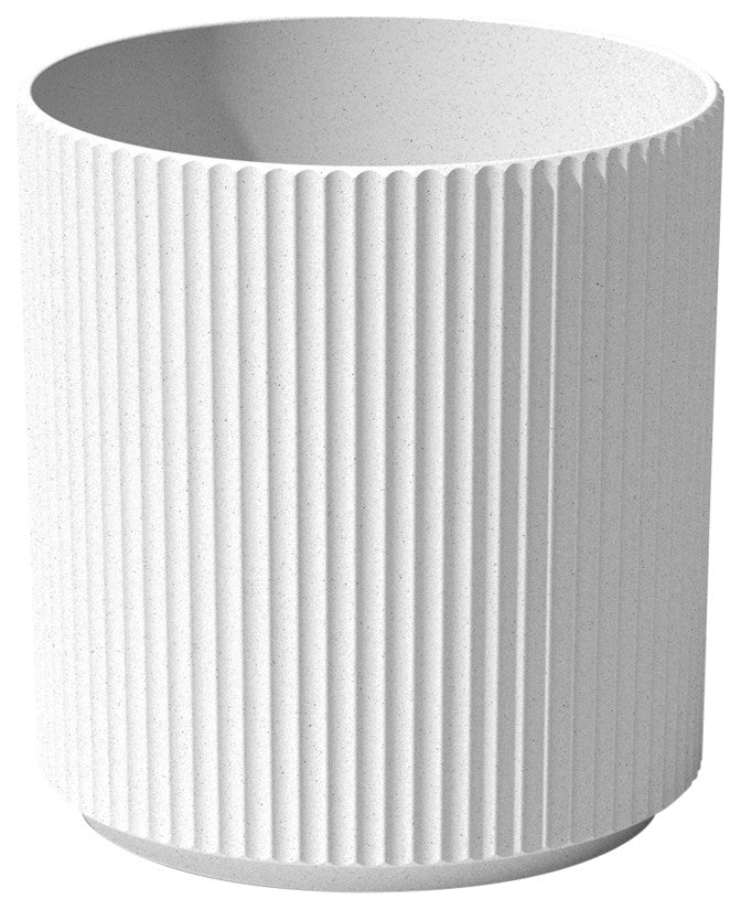 Veradek Demi Series Planter, White, 20", 1 Pack