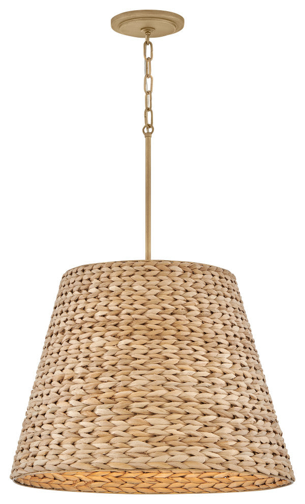 Hinkley Seabrook Medium Chandelier, Burnished Gold