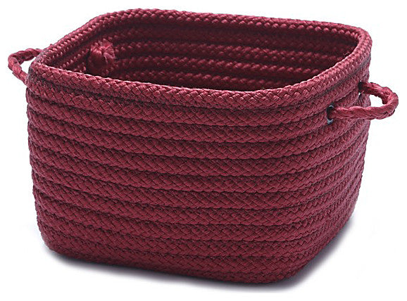 Colonial Mills Basket Simply Home Shelf Storage Sangria Square