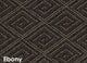 Curacao Custom Cut Indoor Outdoor Area Rug, Ebony, 7x10