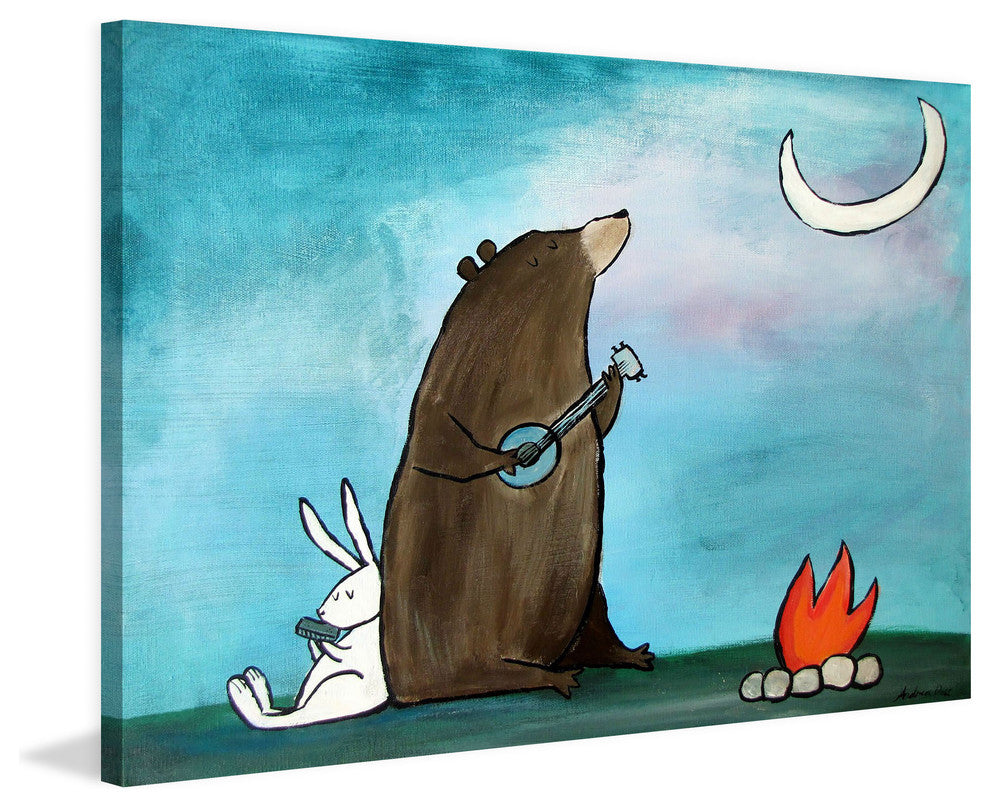 "Campfire Songs" Painting Print on Wrapped Canvas