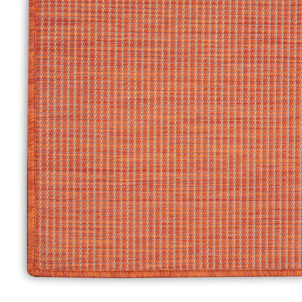 Nourison Positano Contemporary Area Rug, Terracotta, 3'x5'