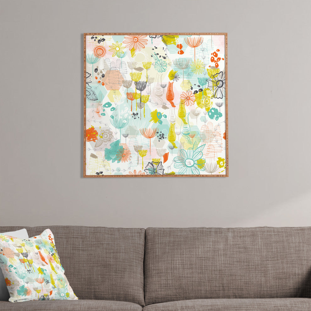 Deny Designs Jenean Morrison Rooftop Garden Framed Wall Art