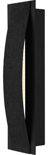 Quoizel ONX8405 Onyx 18" Tall LED Outdoor Wall Sconce - Earth Black