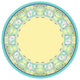 Betsy Drake Egret 68 Inch Round Table Cloth