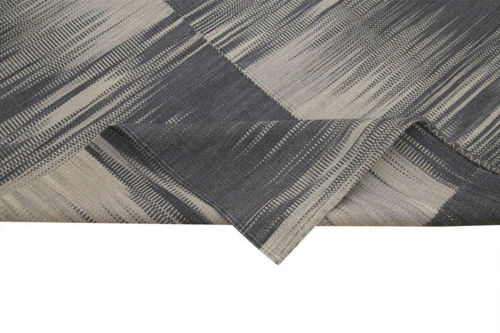 Rug N Carpet - Handmade Turkish 6' 11'' x 8' 1'' Flatweave Wool Kilim Rug