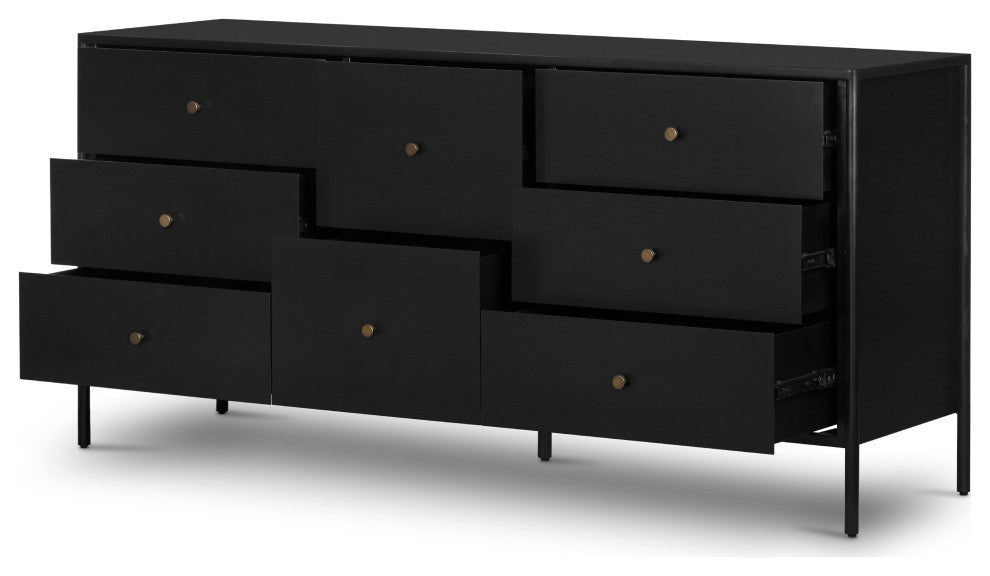 Soto 8 Drawer Dresser-Black