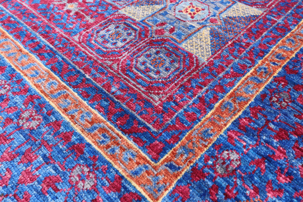 Handmade Mamluk Wool Rug 5' 4" X 8' 4" - Q12271