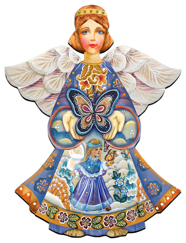Butterfly Spring Angel Door Hanger
