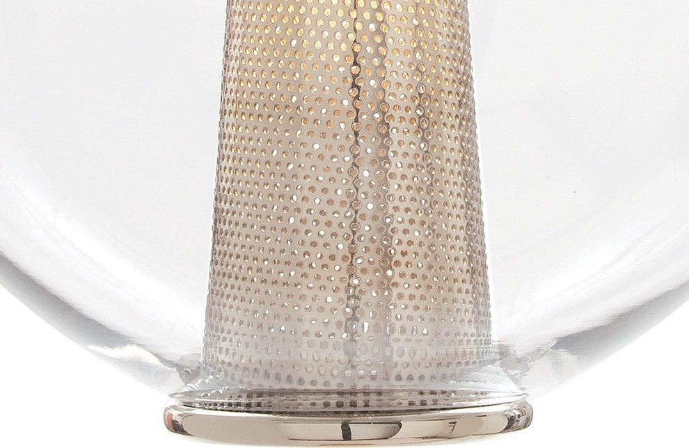 Caviar Adjustable Pendant, Medium, Polished Nickel