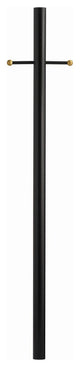 Hinkley 6667TK 7' Direct Burial Post with Accessories, Black