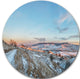 Stavropol Region North Caucasus, Landscape Round Metal Wall Art, 23"