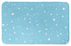 Light Blue Snow Pattern 34x21 Bath Mat