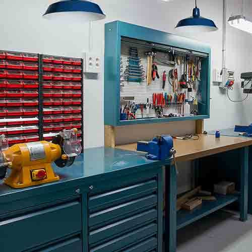 120V Commercial Grade Hanging Ceiling Pendant - 16" Diameter, Copper